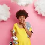 faire un bébé seule illustré par une femme enceinte imaginant son futur bébé