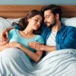 Couple pratiquant le don de sperme naturel pour concevoir un enfant