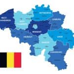 Carte de la Belgique