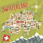 Carte de la Suisse