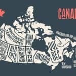 Carte du Canada