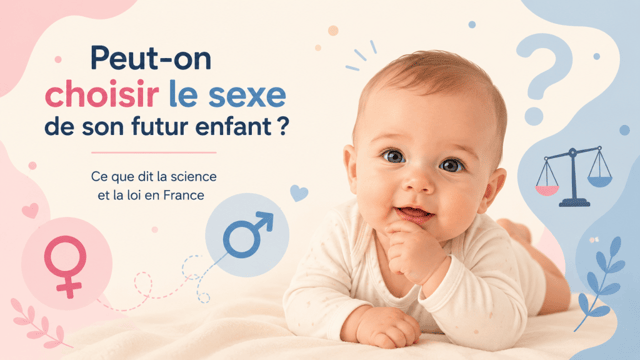 Bébé illustrant la question de choisir le sexe de son futur enfant