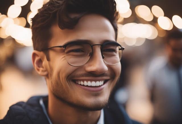 homme jeune concept donneur naturel