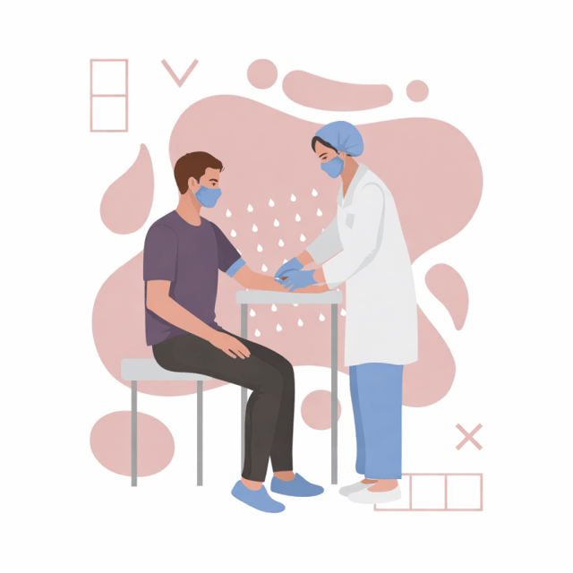 antécédents médicaux donneur prise de sang pour évaluation médicale