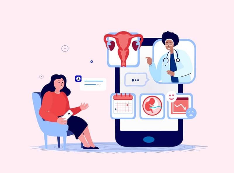 gynécologue médecin consultation femme hôpital médical concept