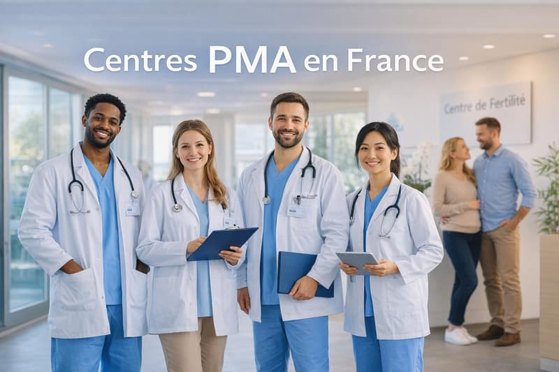 Centres PMA en France équipe médicale fertilité clinique reproduction assistée accompagnement couple