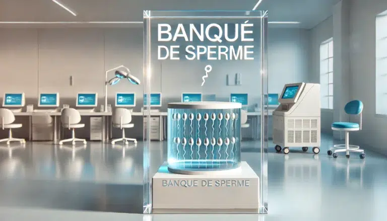 Banques de sperme privées dans un laboratoire médical moderne