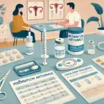 Illustration montrant la méthode d'insémination artisanale en France